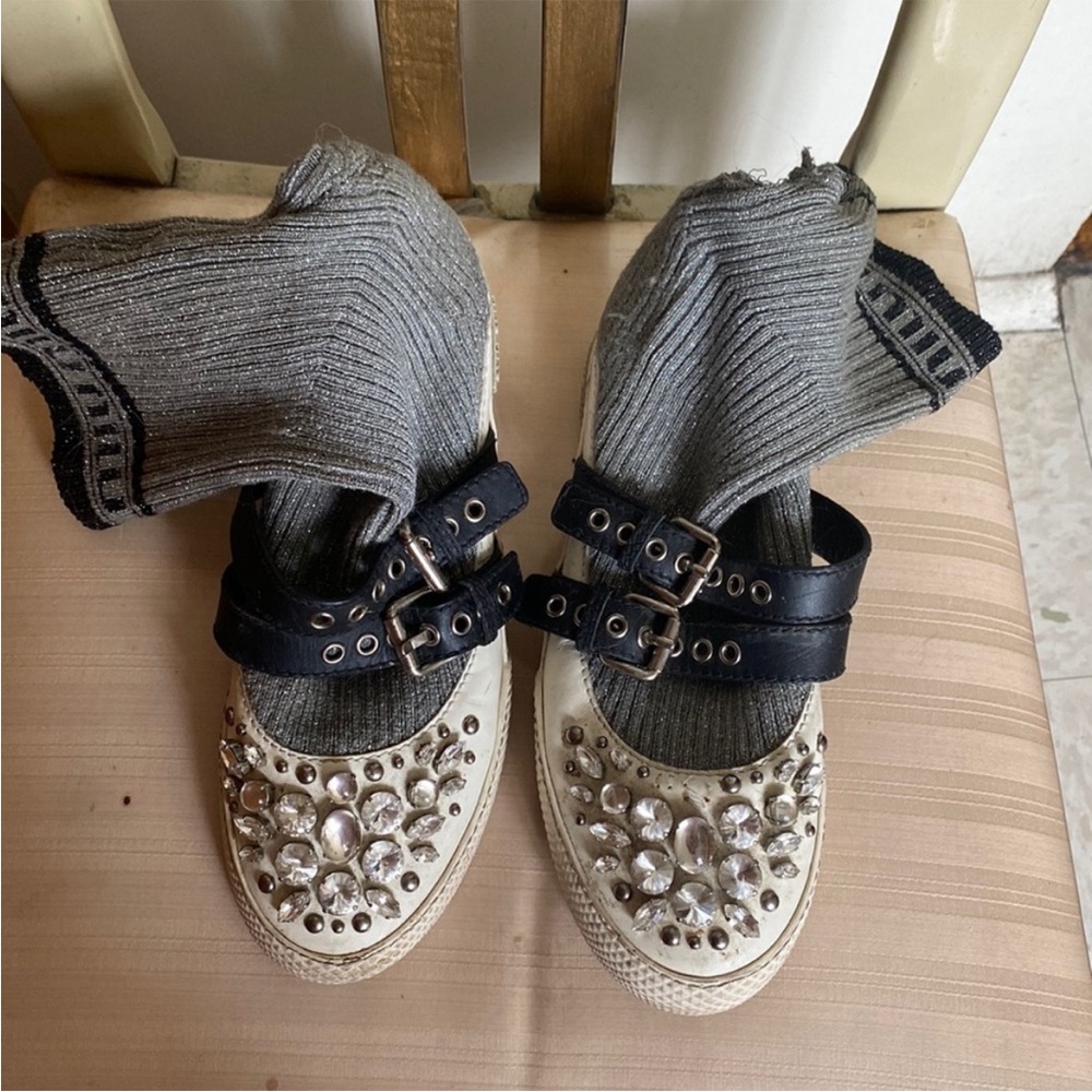 Miu Miu slipper booties
